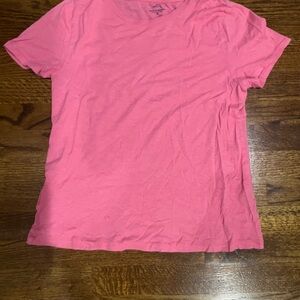 J. Crew Hot Pink Short Sleeve Tee